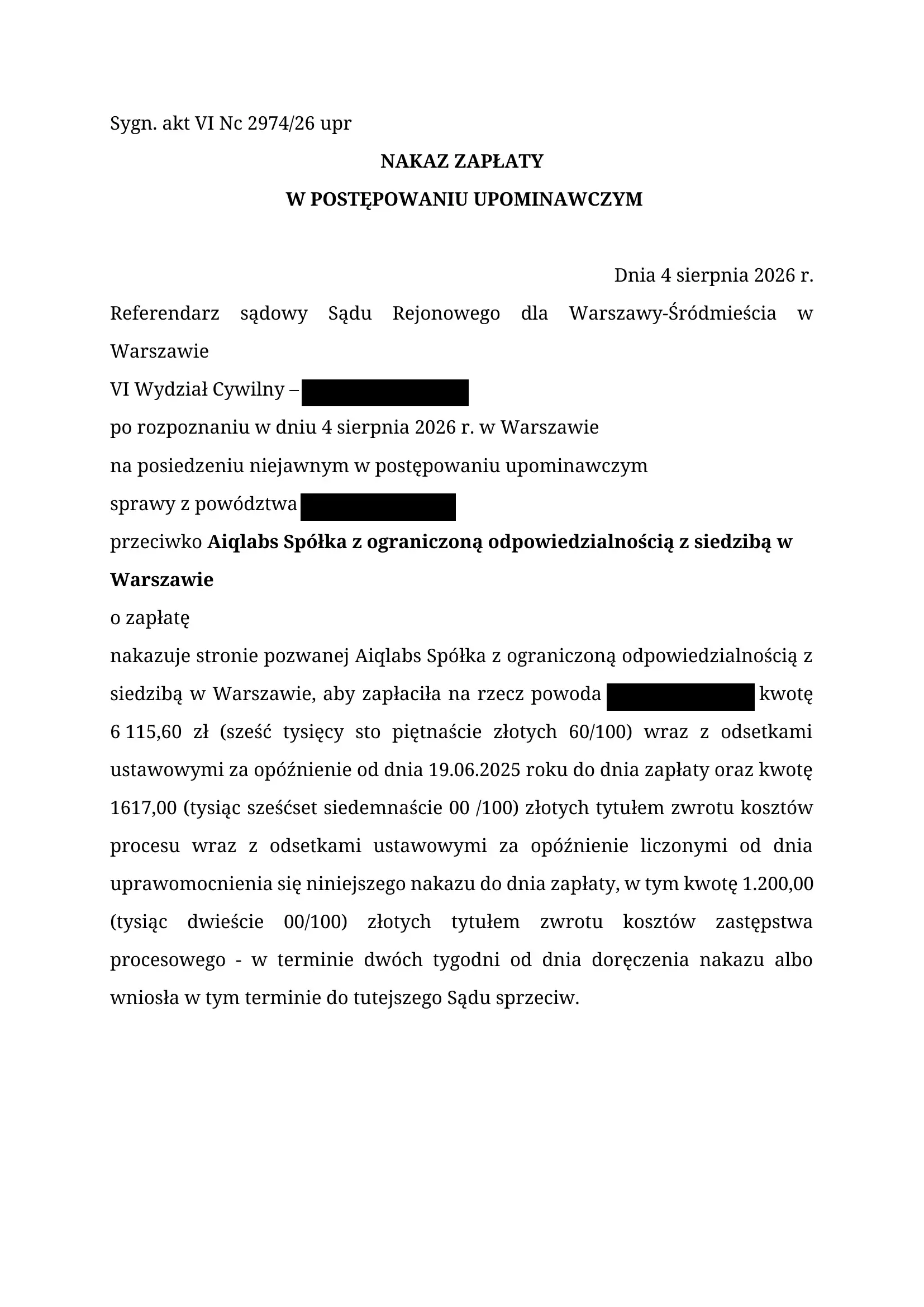 009-Aiqlabs-nakaz-zaplaty-04082026 Aiqlabs nakaz zapłaty SKD