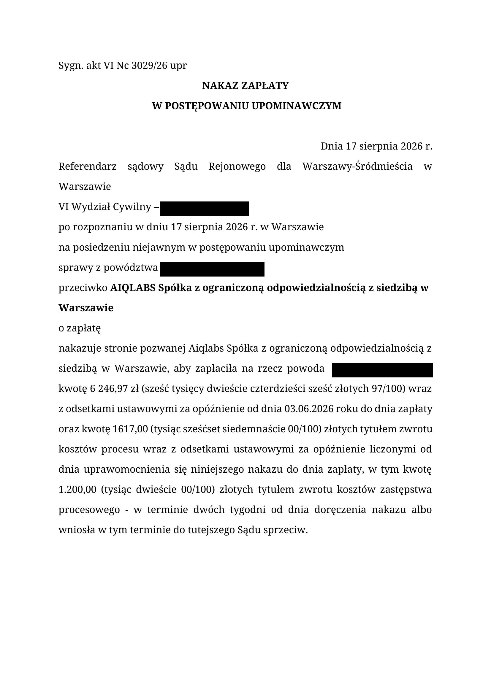 011-Aiqlabs-nakaz-zaplaty-17082026 Aiqlabs nakaz zapłaty SKD