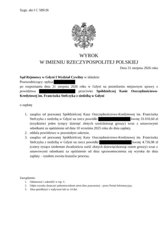 Skok Stefczyka wyrok skd